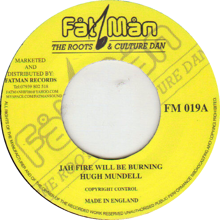Hugh Mundell — Jah Fire Will Be Burning / Fire Dub