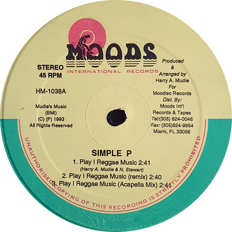 Simple P — Play I Reggae Music
