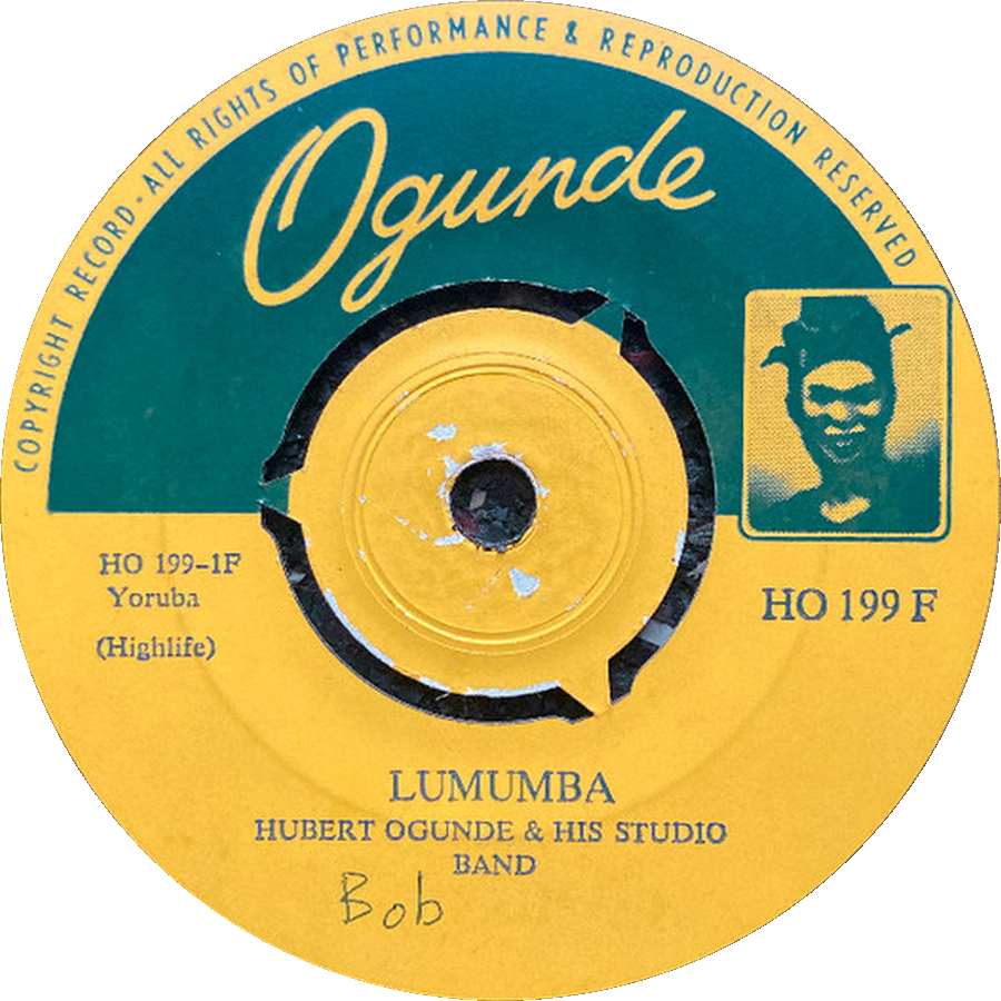 Hubert Ogunde & His Studio Band — Lumumba / Orin Aje