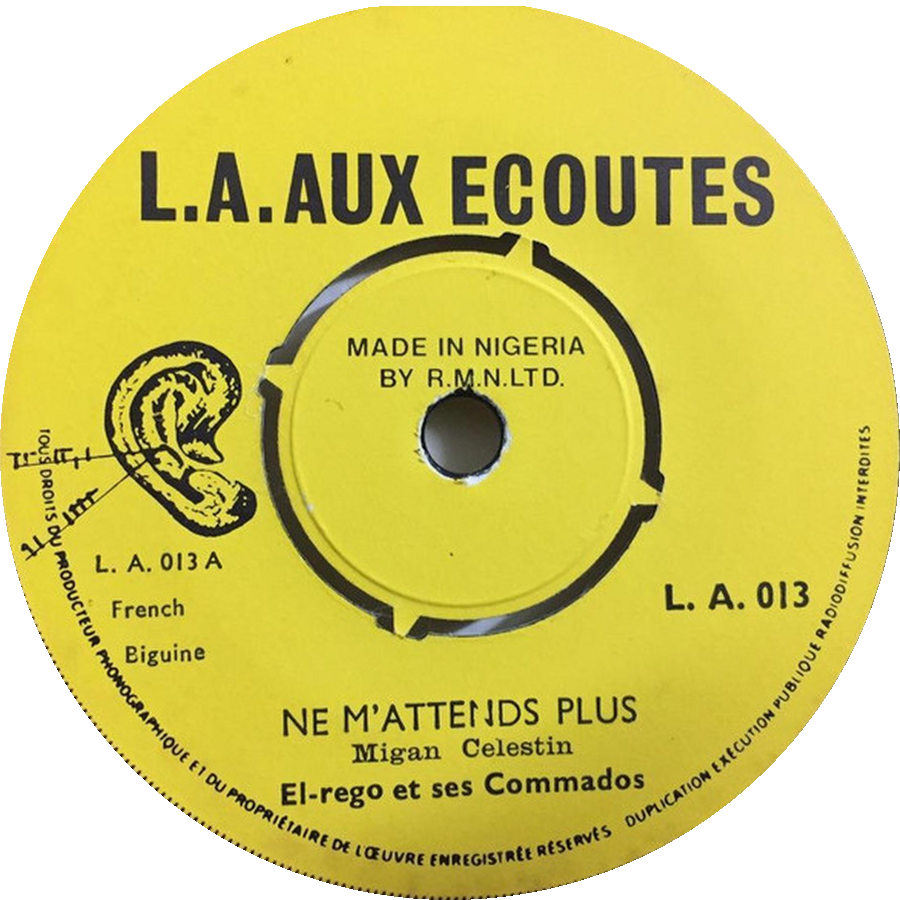 El Rego Et Ses Commandos — Ne M'Attends Plus / J'Ai Lu Dans Tes Yeux