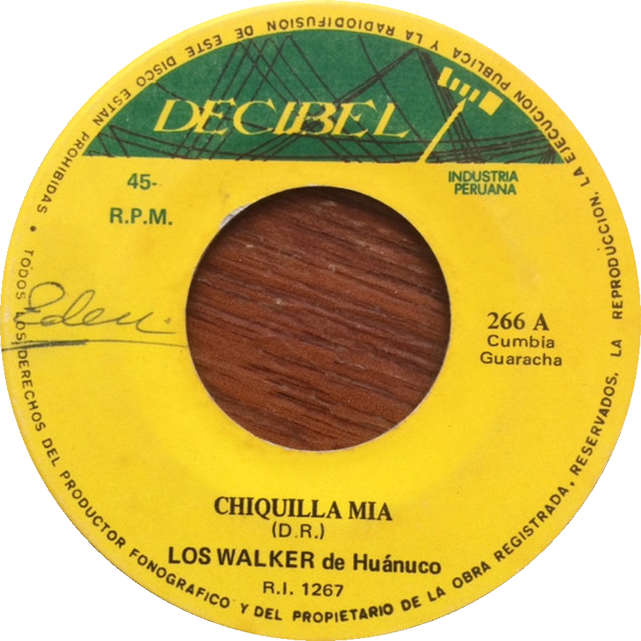 Los Walker's de Huanuco — Chiquilla Mia / Santiago Querido